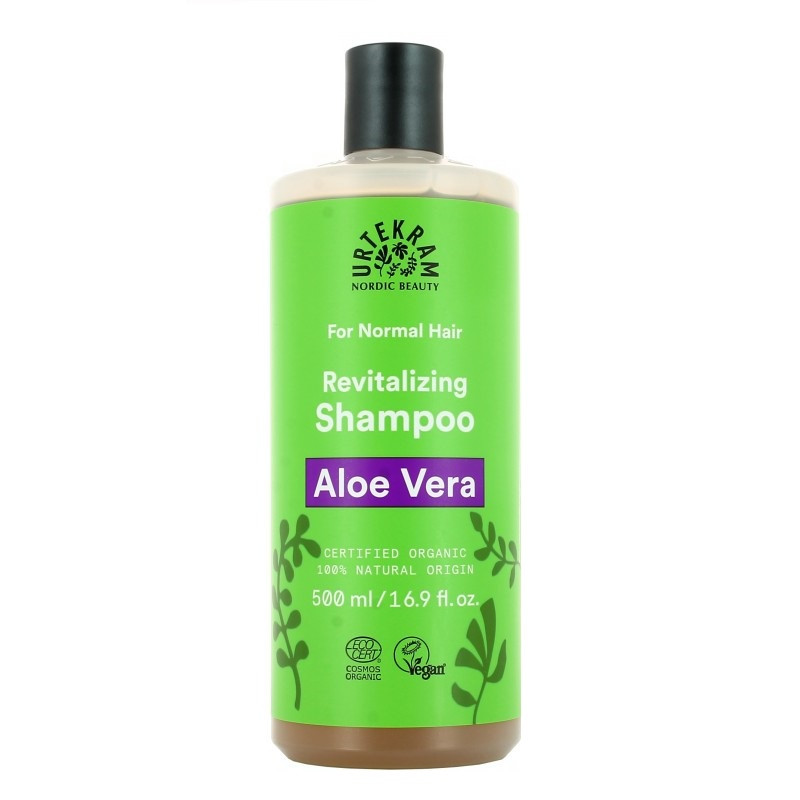 Shampooing pour cheveux normaux à l'aloe Vera 500 ml - Urtekram